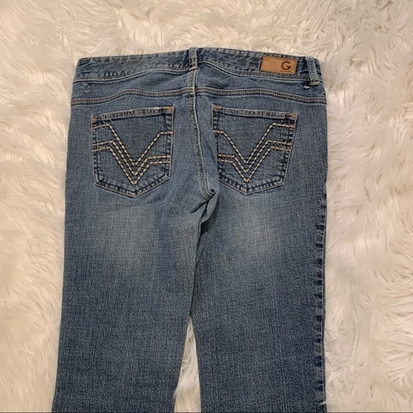 G by Guess Naomi Low Bootcut Jean Medium Wash - Picture 6 of 9